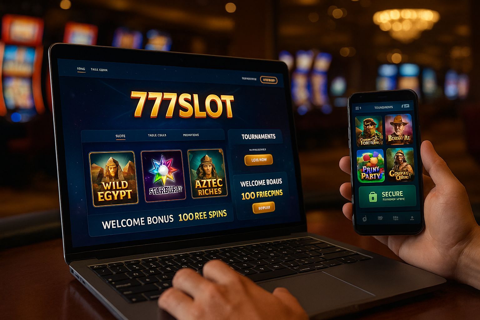 Jogos de Slot no Casino Online 777SLOT